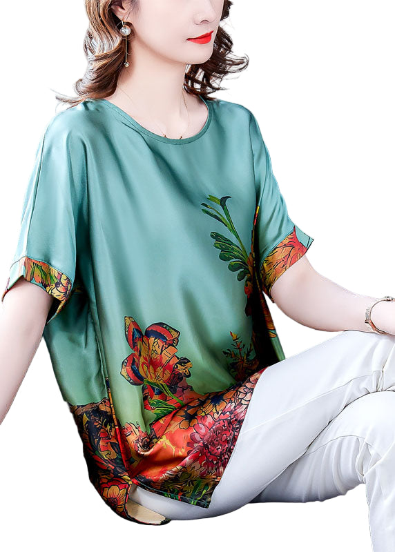 Haut Femme Col Rond Imprimé 0