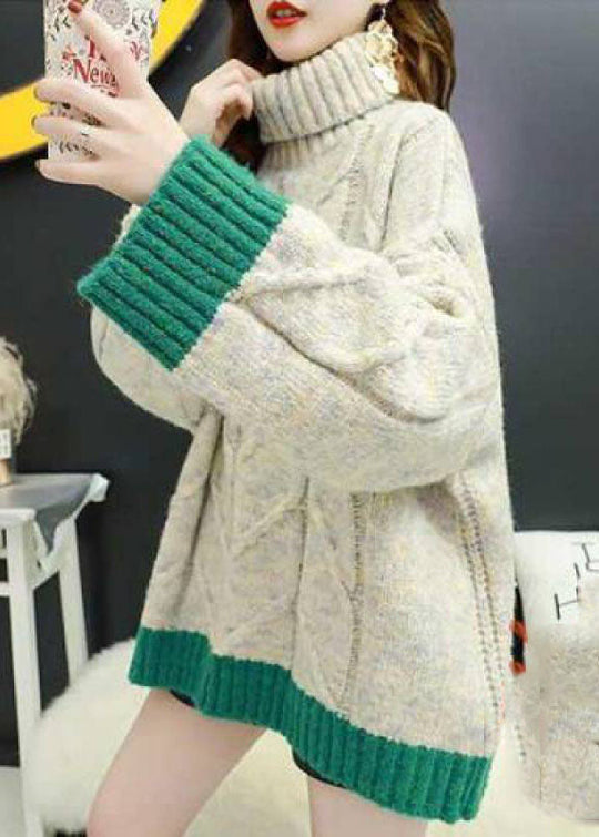 Haut Tricoté à Col Roulé pour Femme Grande Taille 2