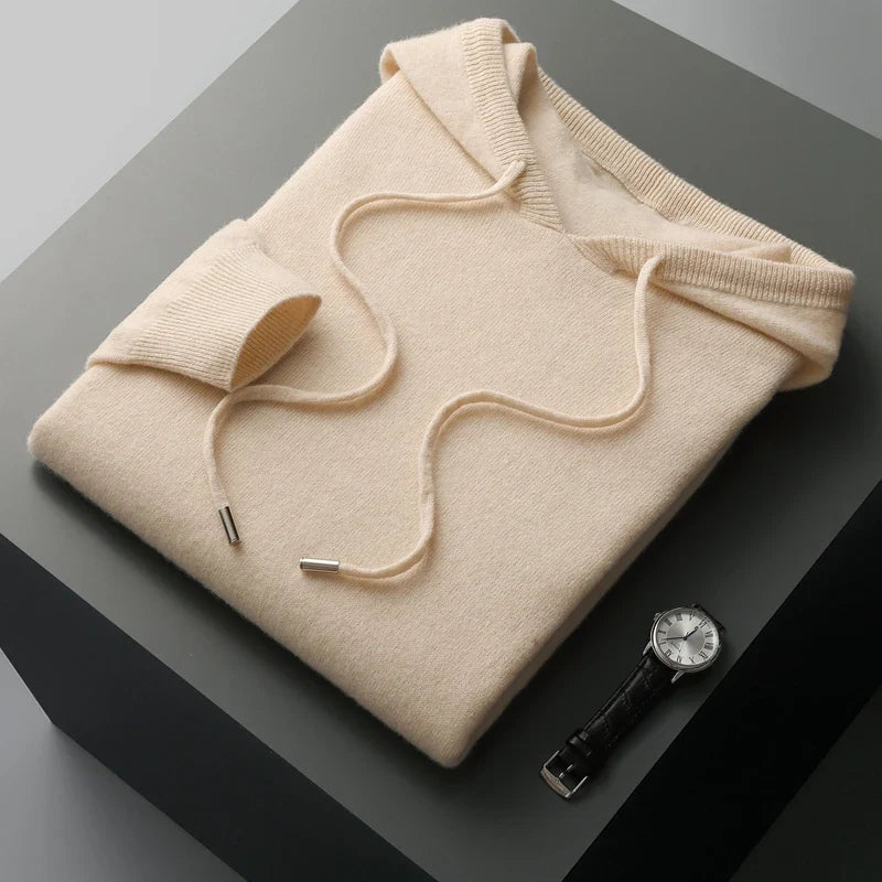 Hoodie en Laine Mérinos pour Homme, Confort Optimal 0