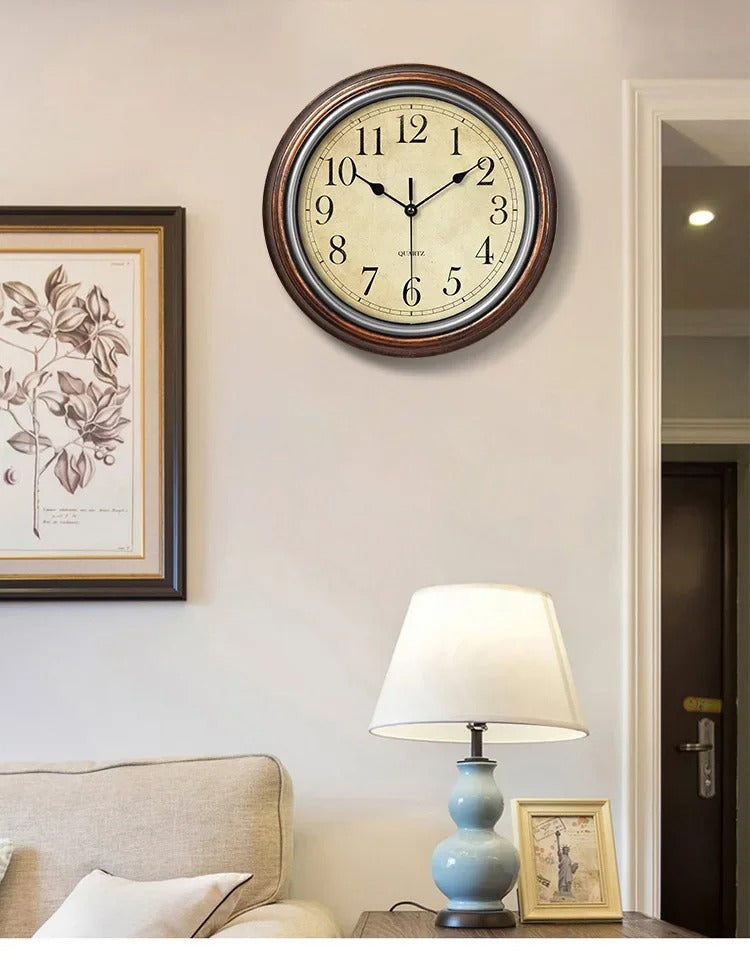 Horloge Murale Classique Design en Bois 30 cm 1