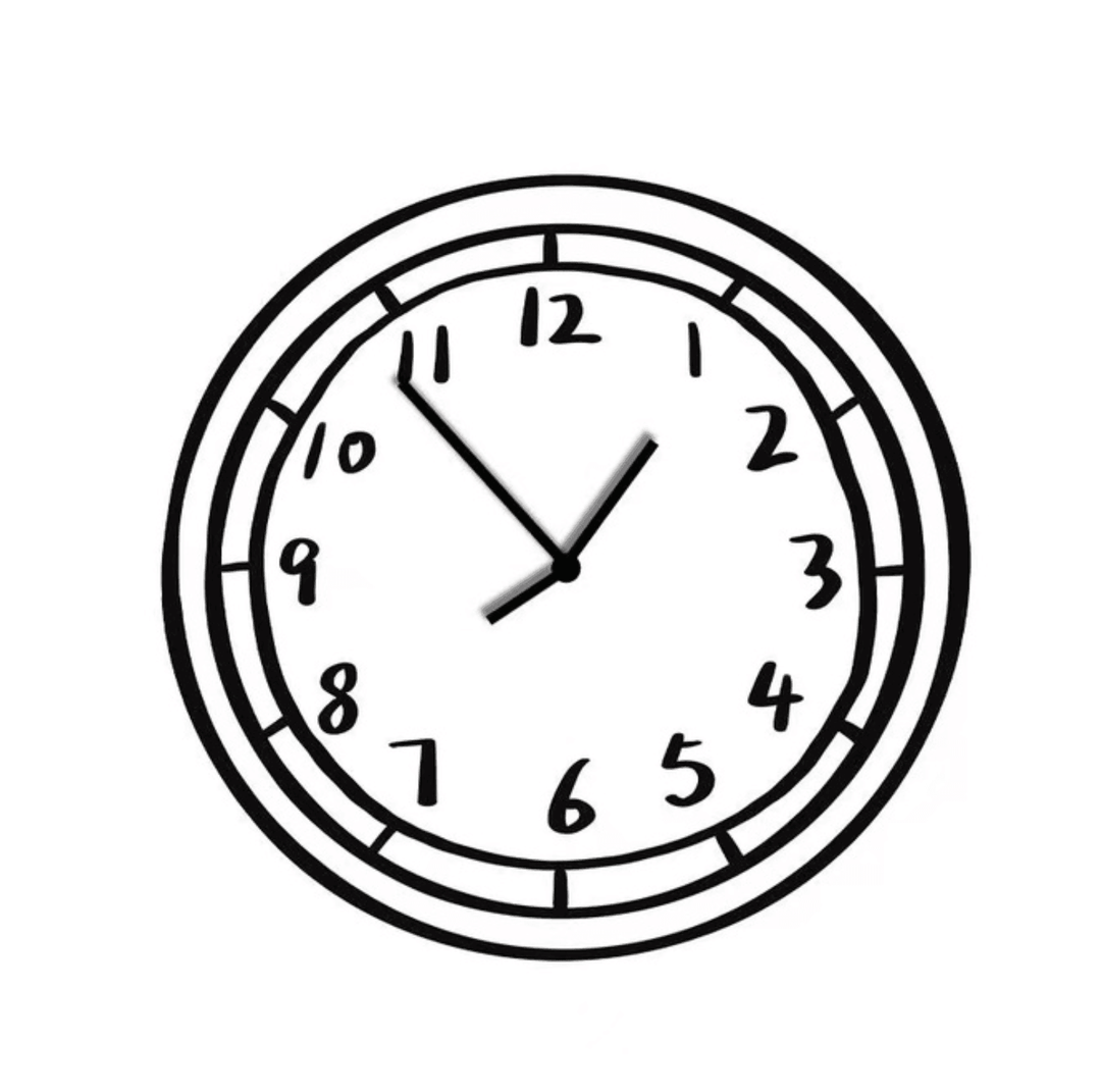 Horloge Murale Créative en Dessin Animé 4