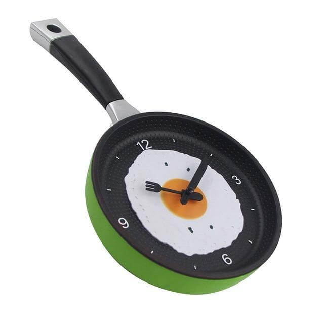Horloge Murale Cuisine Design Poêle 0