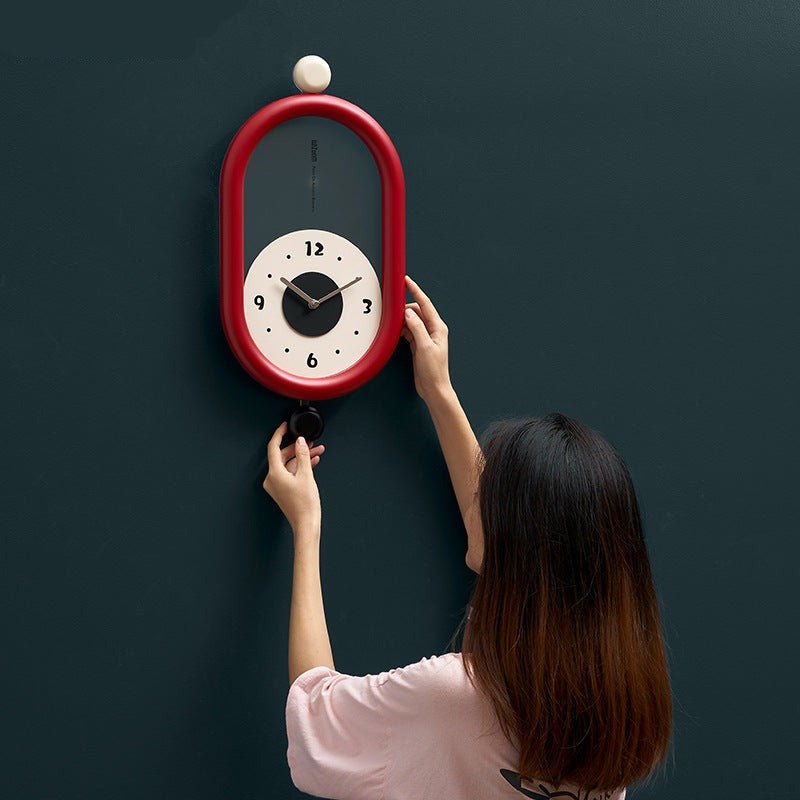 Horloge Murale Design Longue 3D Élégante pour Décoration Intérieure 4