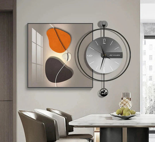 Horloge Murale Design Moderne 30 cm avec Mécanisme Silencieux 0