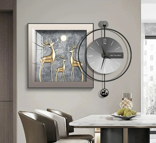 Horloge Murale Design Moderne 30 cm avec Mécanisme Silencieux 15