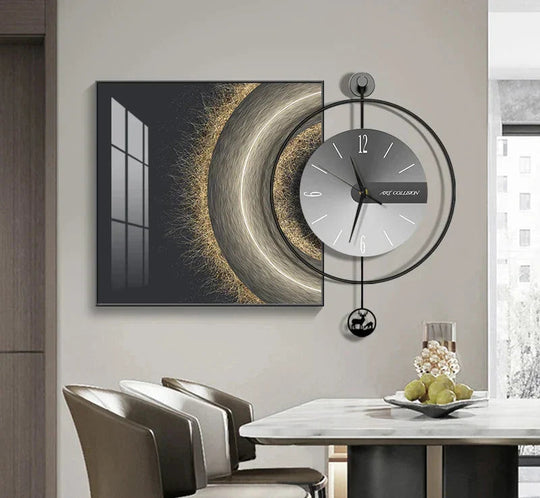 Horloge Murale Design Moderne 30 cm avec Mécanisme Silencieux 16