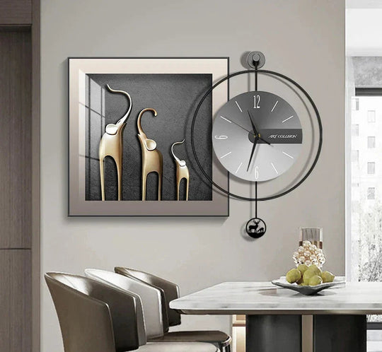 Horloge Murale Design Moderne 30 cm avec Mécanisme Silencieux 17