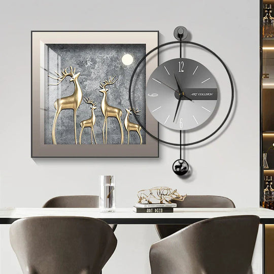 Horloge Murale Design Moderne 30 cm avec Mécanisme Silencieux 5