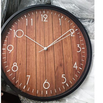 Horloge Murale Design Naturel Aspect Bois pour Intérieur 4