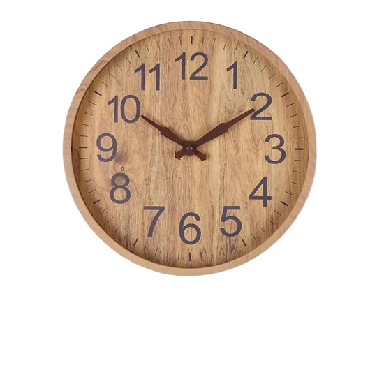 Horloge Murale Design Naturel Silencieuse 30 cm 0