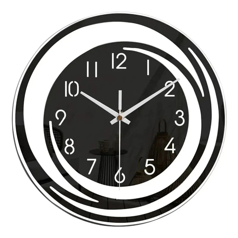 Horloge Murale Design Scandinave Moderne Minimaliste Ronde 1