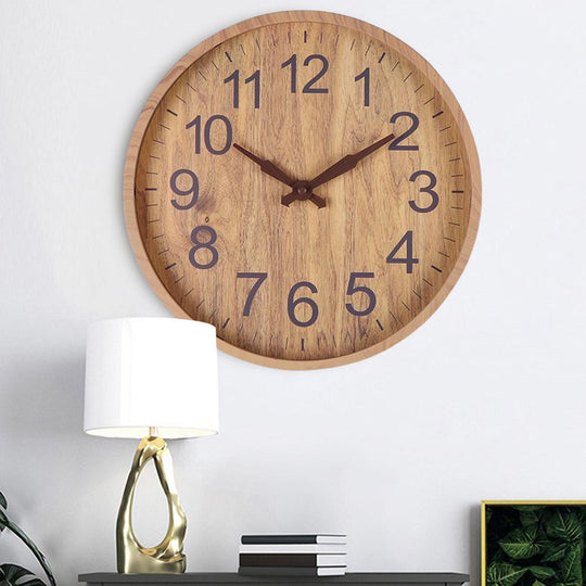 Horloge Murale Design Unique en Bois Naturel 2