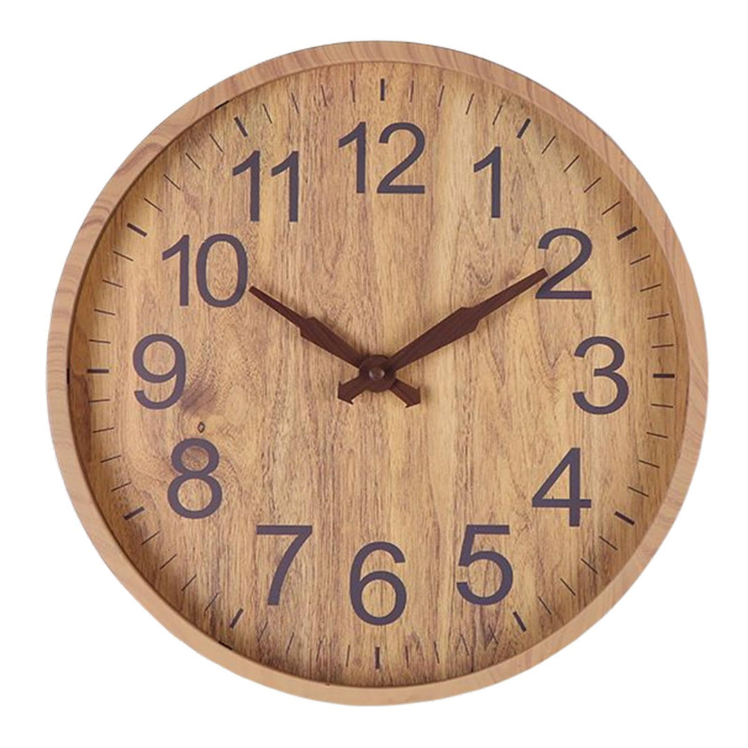 Horloge Murale Design Unique en Bois Naturel 6