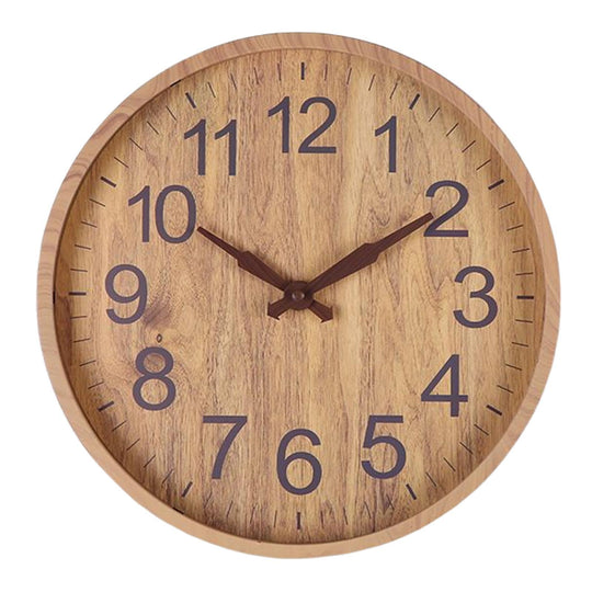 Horloge Murale Design Unique en Bois Naturel 6