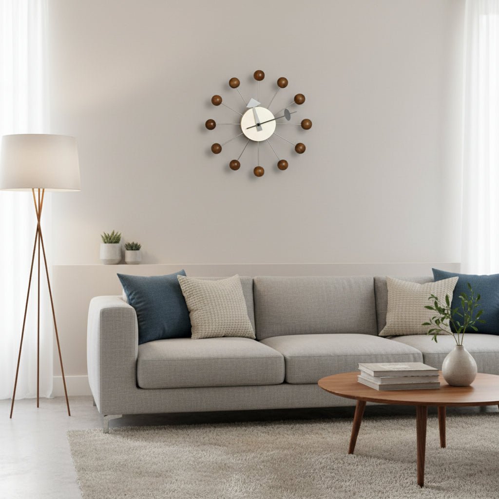 Horloge Murale Design en Forme de Soleil avec Mouvement Silencieux pour Intérieur 1