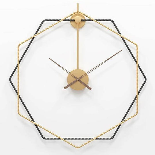 Horloge Murale Européenne Design Géométrique 0