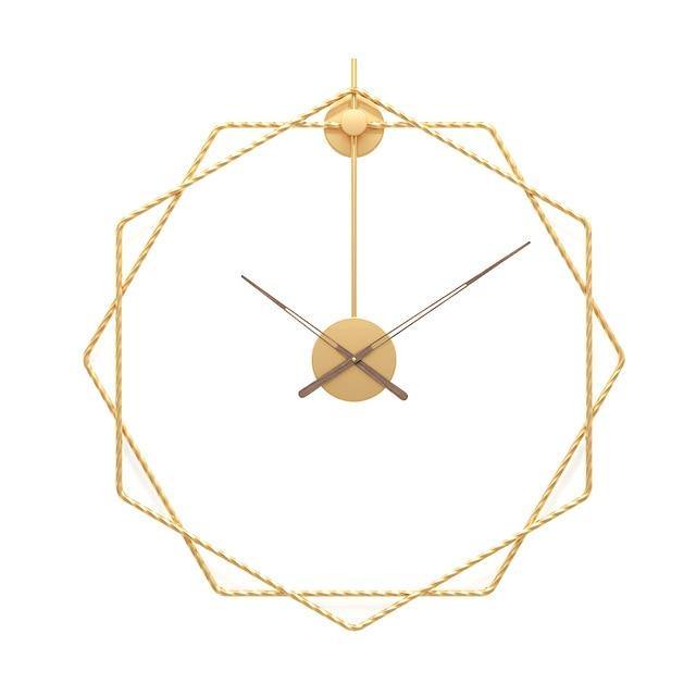 Horloge Murale Européenne Design Géométrique 8