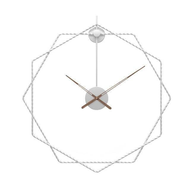 Horloge Murale Européenne Design Géométrique 9