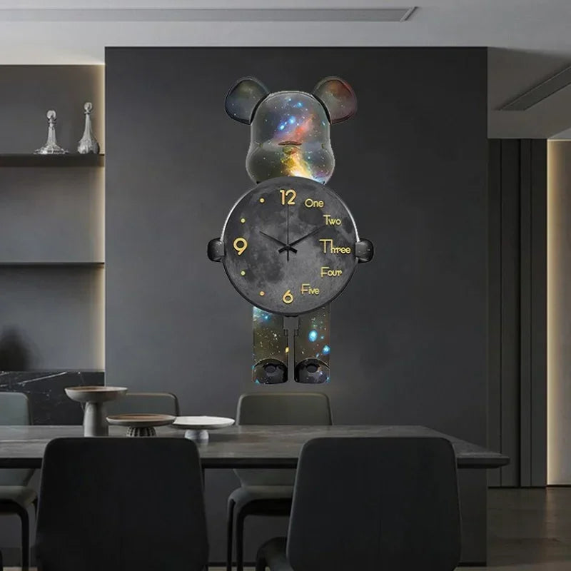 Horloge Murale LED Ours Lumineux 4