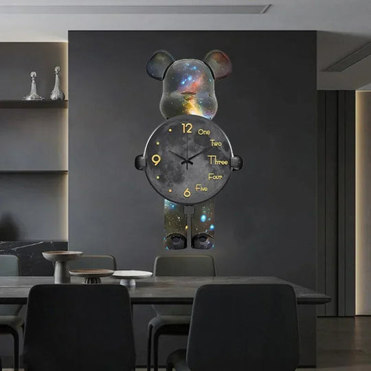 Horloge Murale LED Ours Lumineux 4