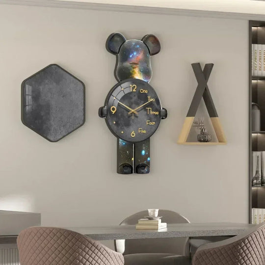 Horloge Murale LED Ours Lumineux 5