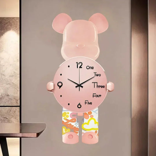 Horloge Murale LED Ours Lumineux 6