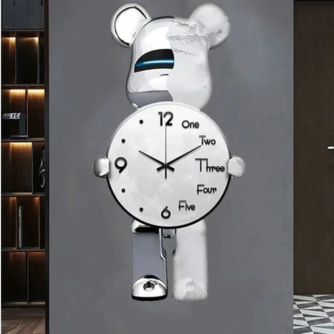 Horloge Murale LED Ours Lumineux 7