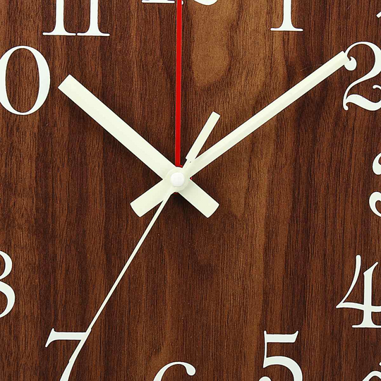 Horloge Murale Lumineuse en Bois 3