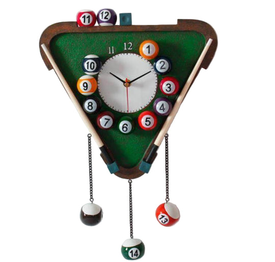 Horloge Murale Moderne de Billard pour Salle de Jeux 0