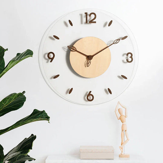 Horloge Murale Moderne en Bois 1