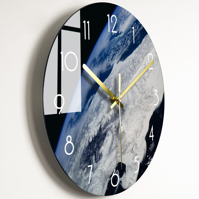 Horloge Murale Moderne en Verre 1