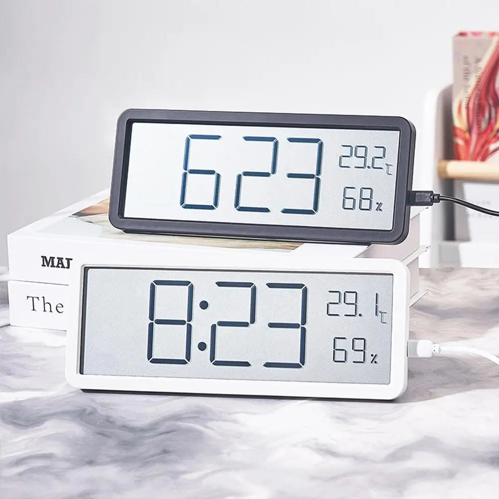 Horloge Murale Numérique Moderne avec Affichage LED 3