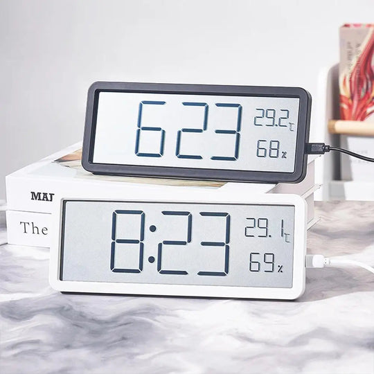 Horloge Murale Numérique Moderne avec Affichage LED 3
