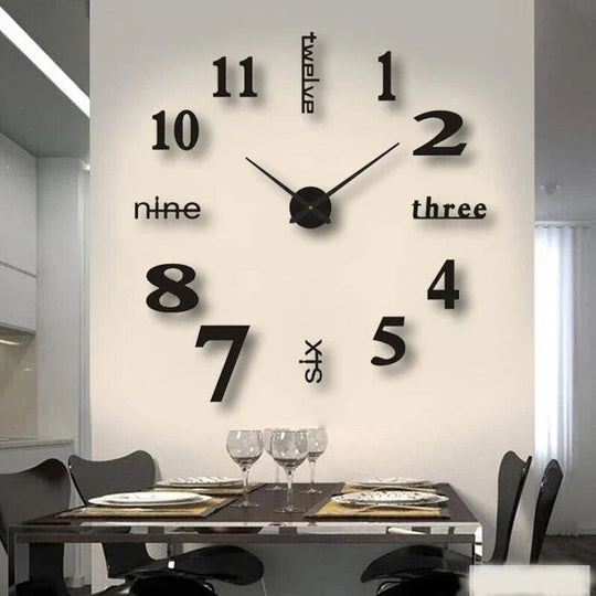 Horloge Murale Originale DIY Design Unique pour Décoration Intérieure 10