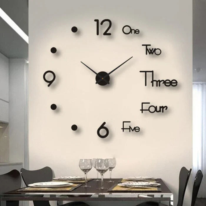 Horloge Murale Originale DIY Design Unique pour Décoration Intérieure 7