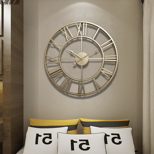 Horloge Murale Squelette Design Originale Avec Mouvement Silencieux 3