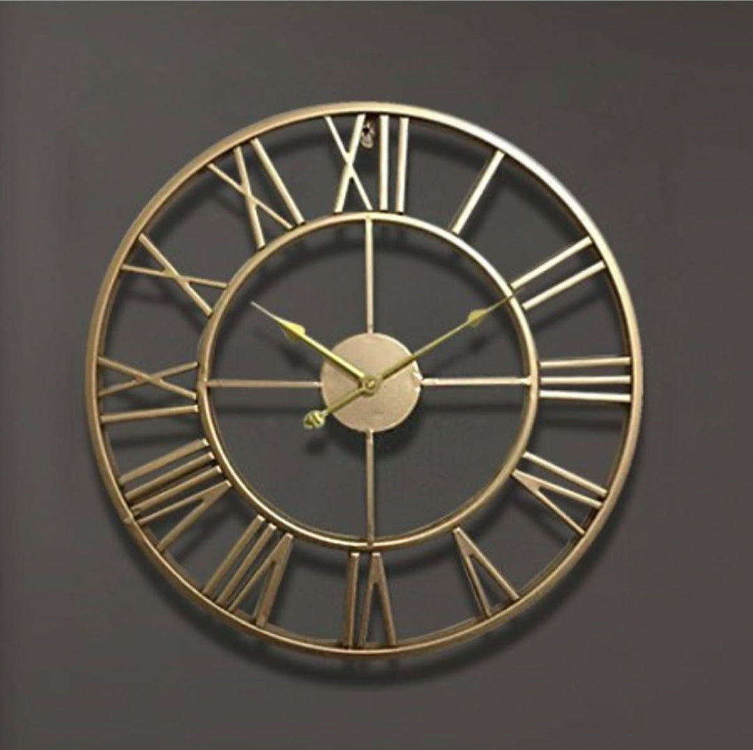 Horloge Murale Squelette Design Originale Avec Mouvement Silencieux 4