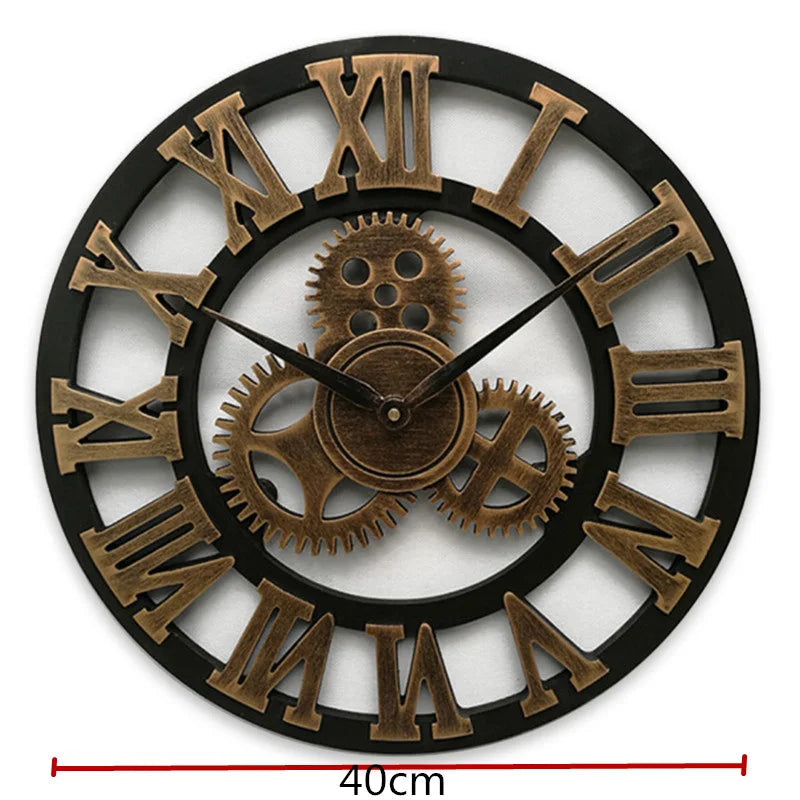 Horloge Murale Vintage Industrielle Design 3