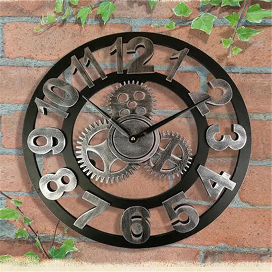 Horloge Murale Vintage Industrielle Design 6