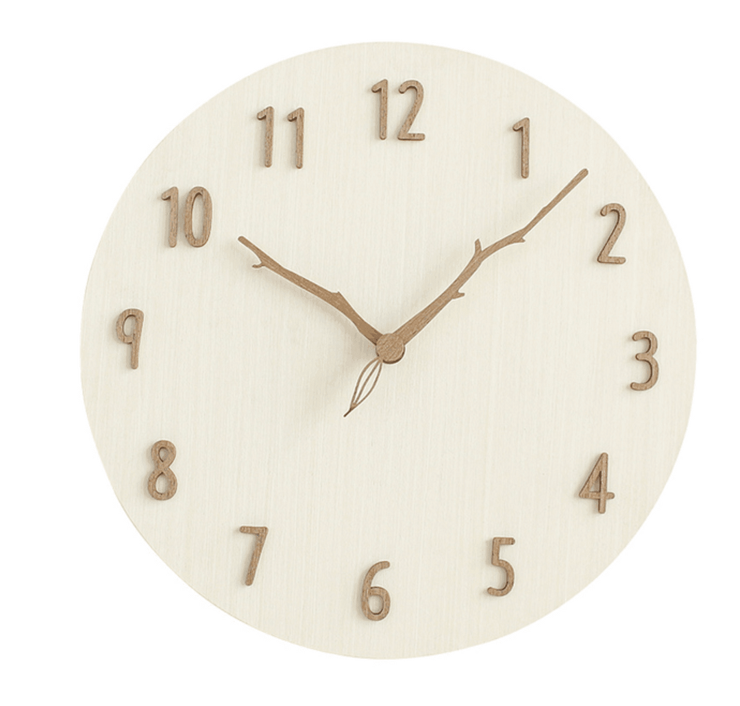 Horloge Murale en Bois Design Créatif 0