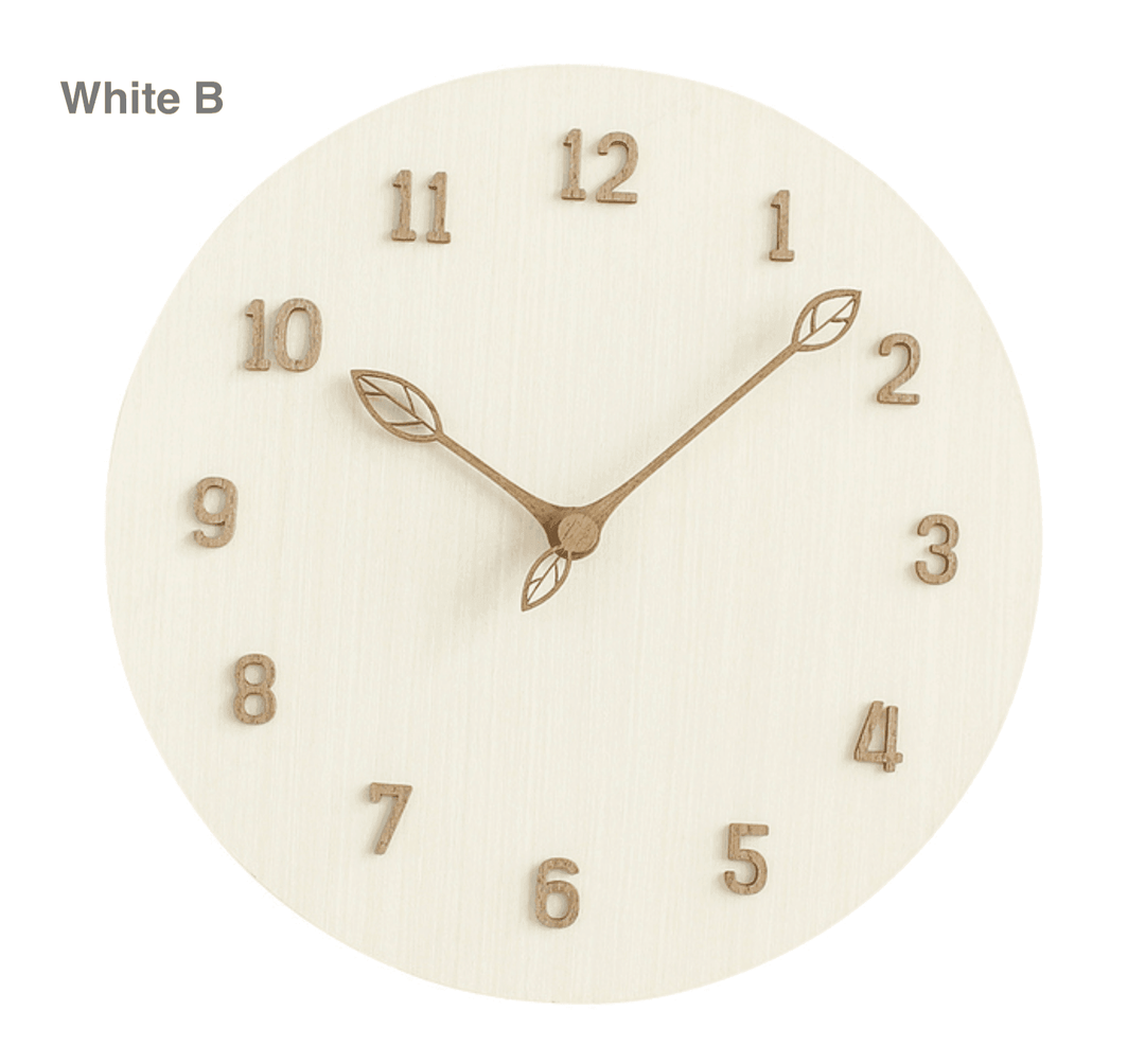 Horloge Murale en Bois Design Créatif 2