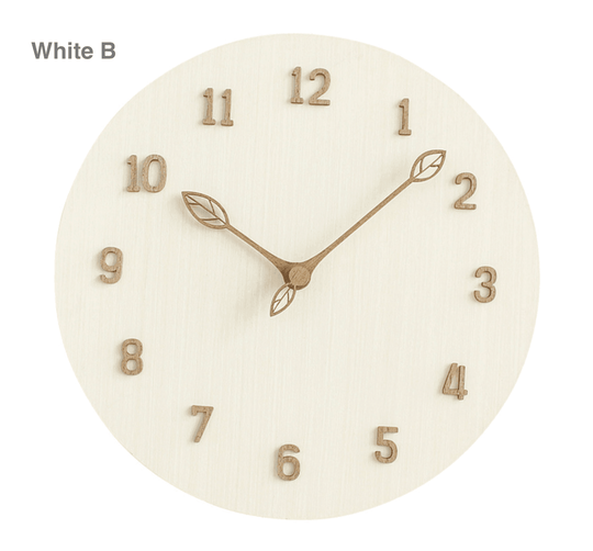 Horloge Murale en Bois Design Créatif 2