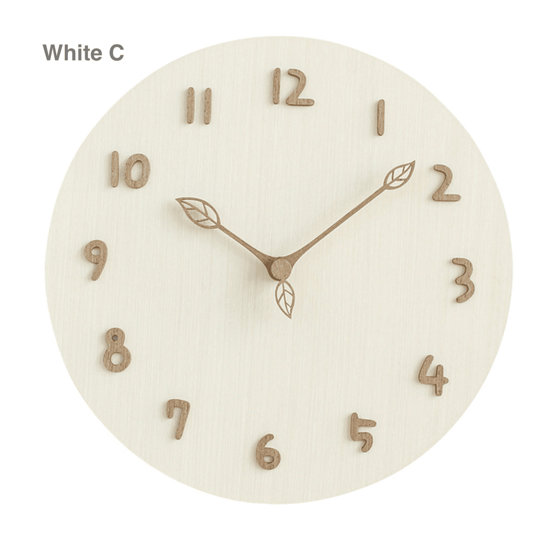 Horloge Murale en Bois Design Créatif 3