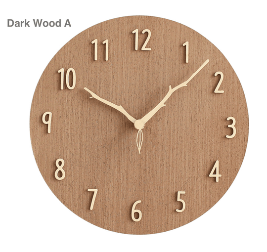 Horloge Murale en Bois Design Créatif 4