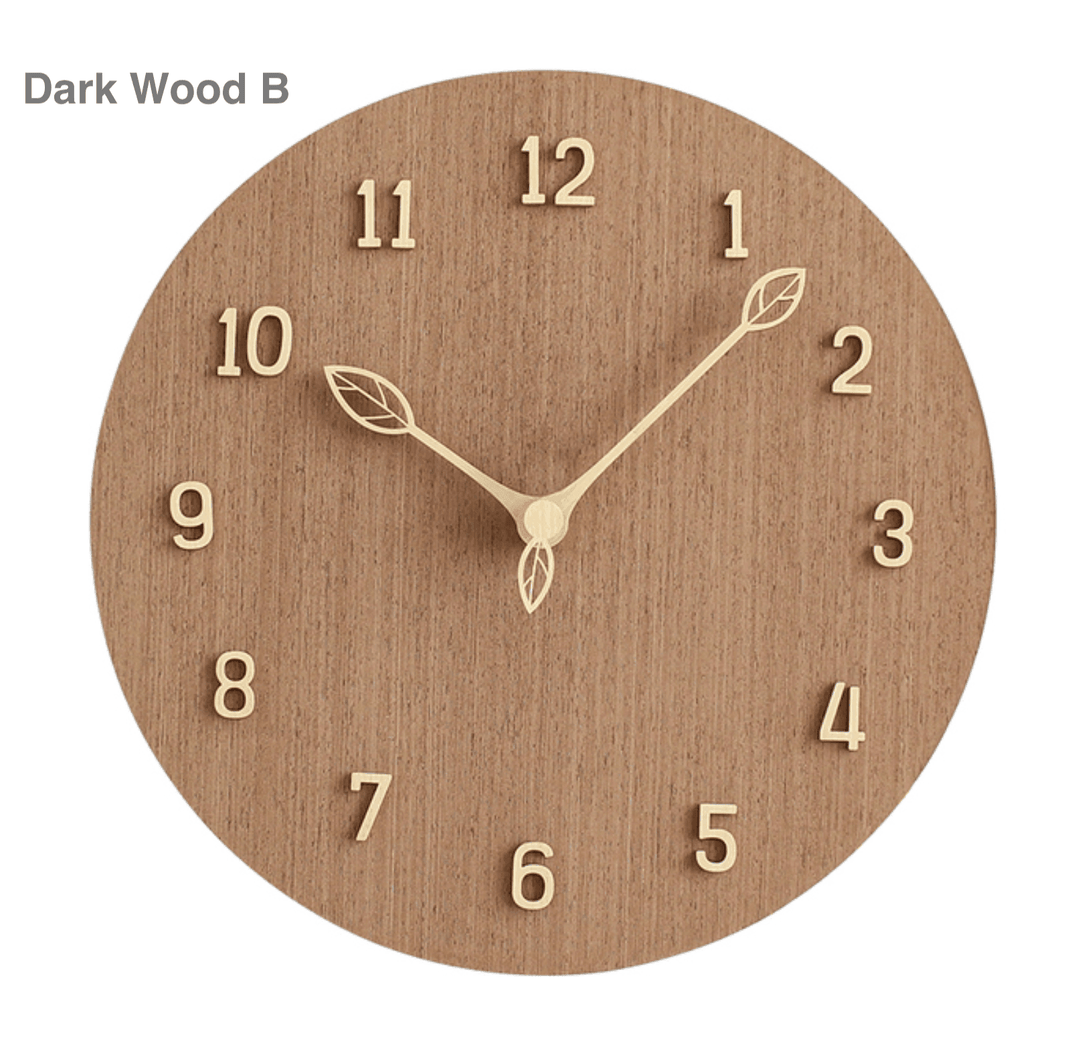 Horloge Murale en Bois Design Créatif 5