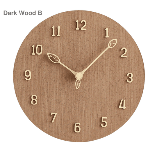 Horloge Murale en Bois Design Créatif 5