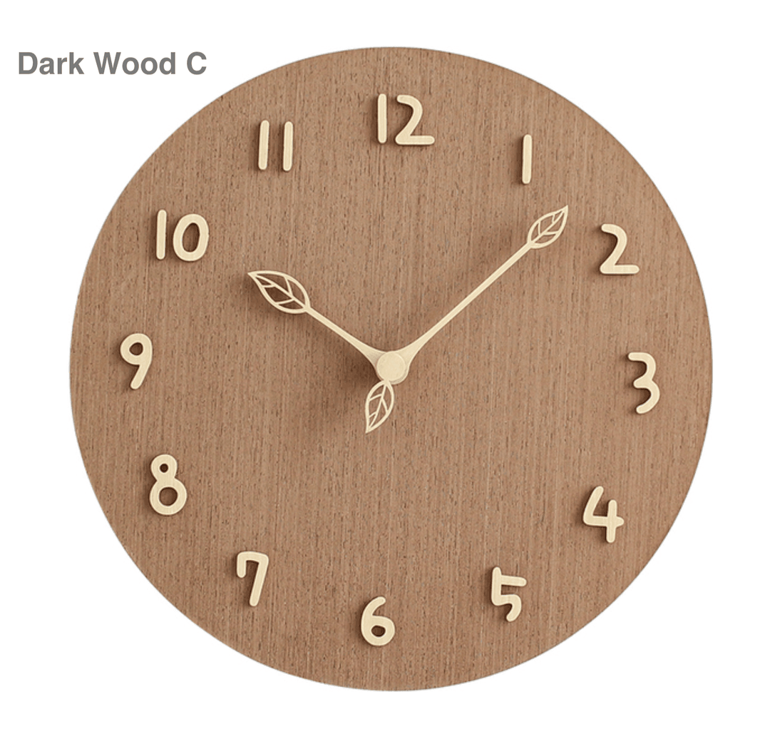 Horloge Murale en Bois Design Créatif 6