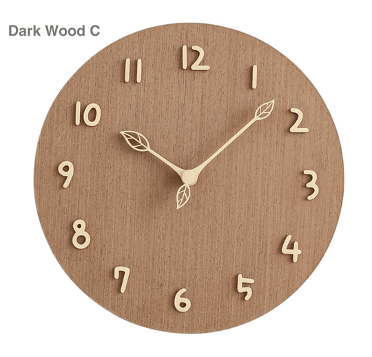 Horloge Murale en Bois Design Créatif 6