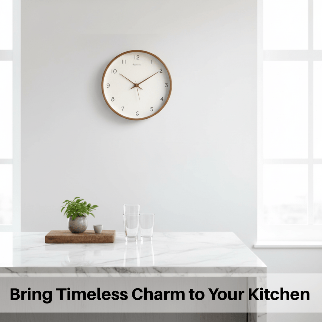 Horloge Murale en Bois Design Intemporel 5