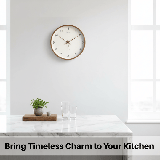 Horloge Murale en Bois Design Intemporel 5